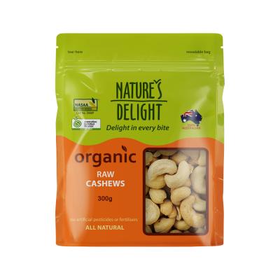 Nature's Delight Organic Raw Cashews 300g